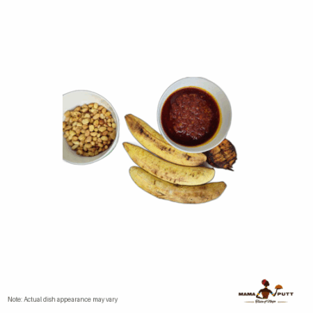 Roasted Plantain (Boli) and Groundnut